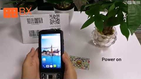 BX U9100 PDA Fingerprint 2D barcode scanner UHF NFC reader optional