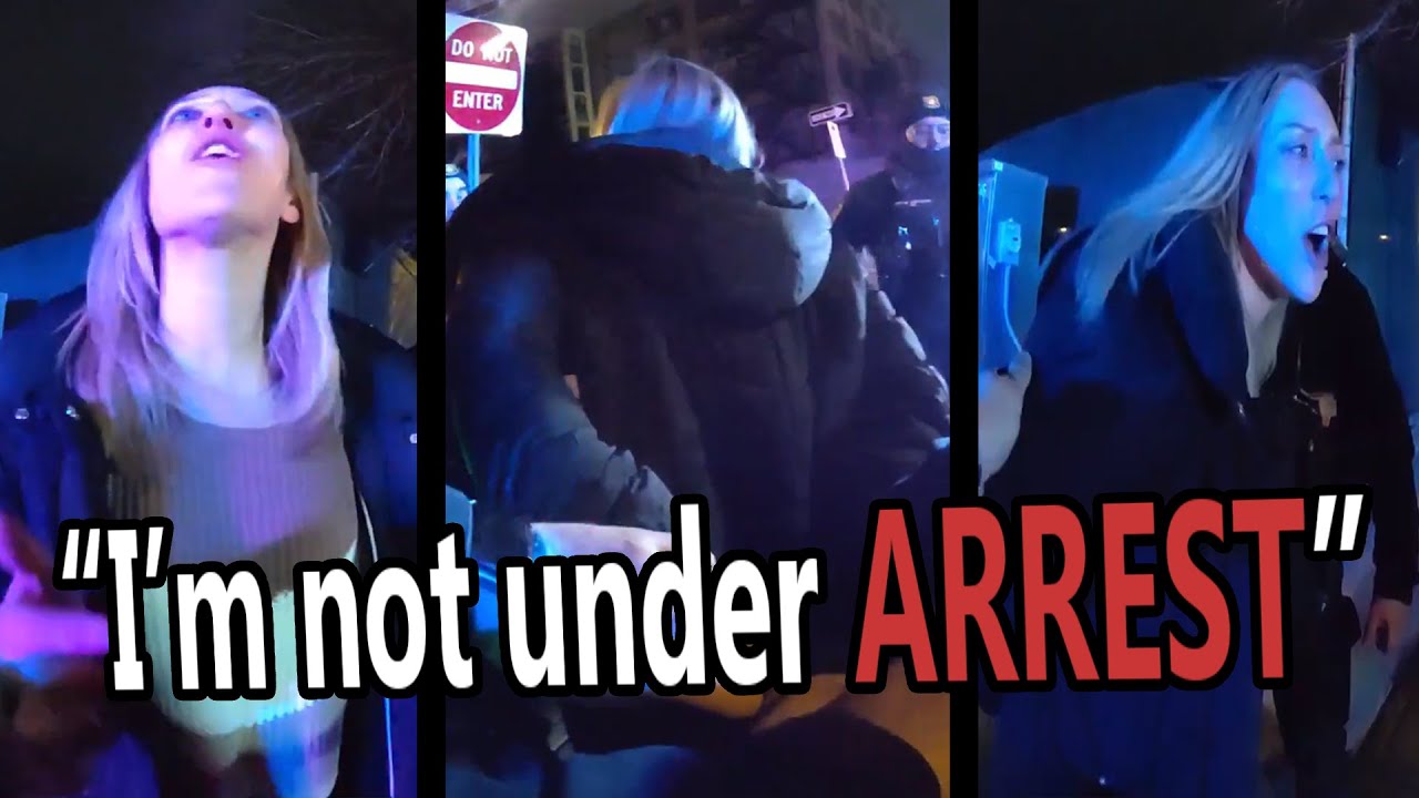 BodyCam Aggravated Assault On A LEO, Disorderly Conduct Arrest Video Of Drunk Woman Kicking Officers