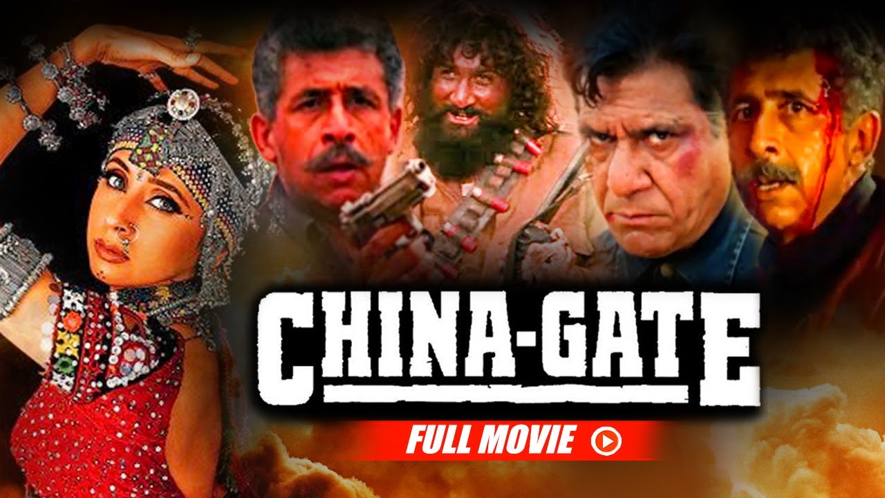 Bollywoods Superhit Action Film  China Gate  Urmila Matondkar Om Puri Naseeruddin Shah