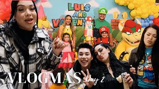 LUIS &amp; VALENTINA’S BIRTHDAY PARTY! | Vlogmas Day 2