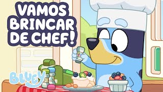Bluey Brinca de Chef e Faz Pavlova! 🩷 💙 | Bluey Português Brasil Canal Oficial
