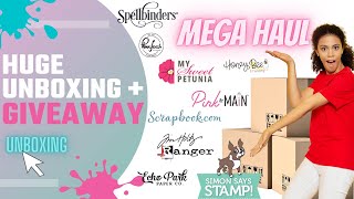 ✨ Mega Unboxing + GIVEAWAY!! | Stamps Giveaway | Stamps Haul | Stamp Supply Haul | Crafting Haul