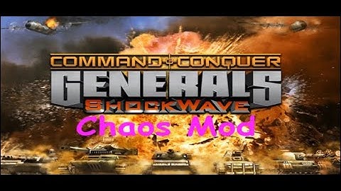 Command and Conquer Generals Zero Hour 1 vs 7 Shockwave Chaos Mod