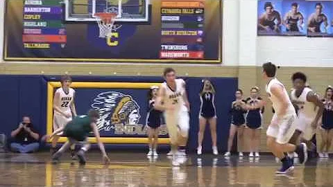 Hoban's Collen Gurley scores his 1,000th point in the district finals
