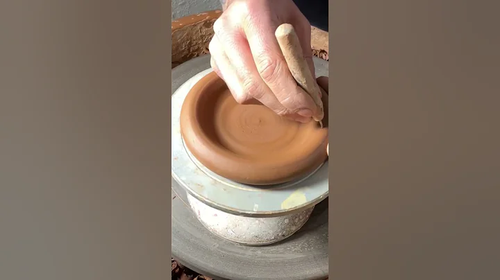 making a ceramic incense holder - pottery (#shorts)