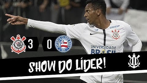 Gols e Melhores Momentos. Corinthians 3 x 0 Bahia.  Brasileirão. 22/06/2017