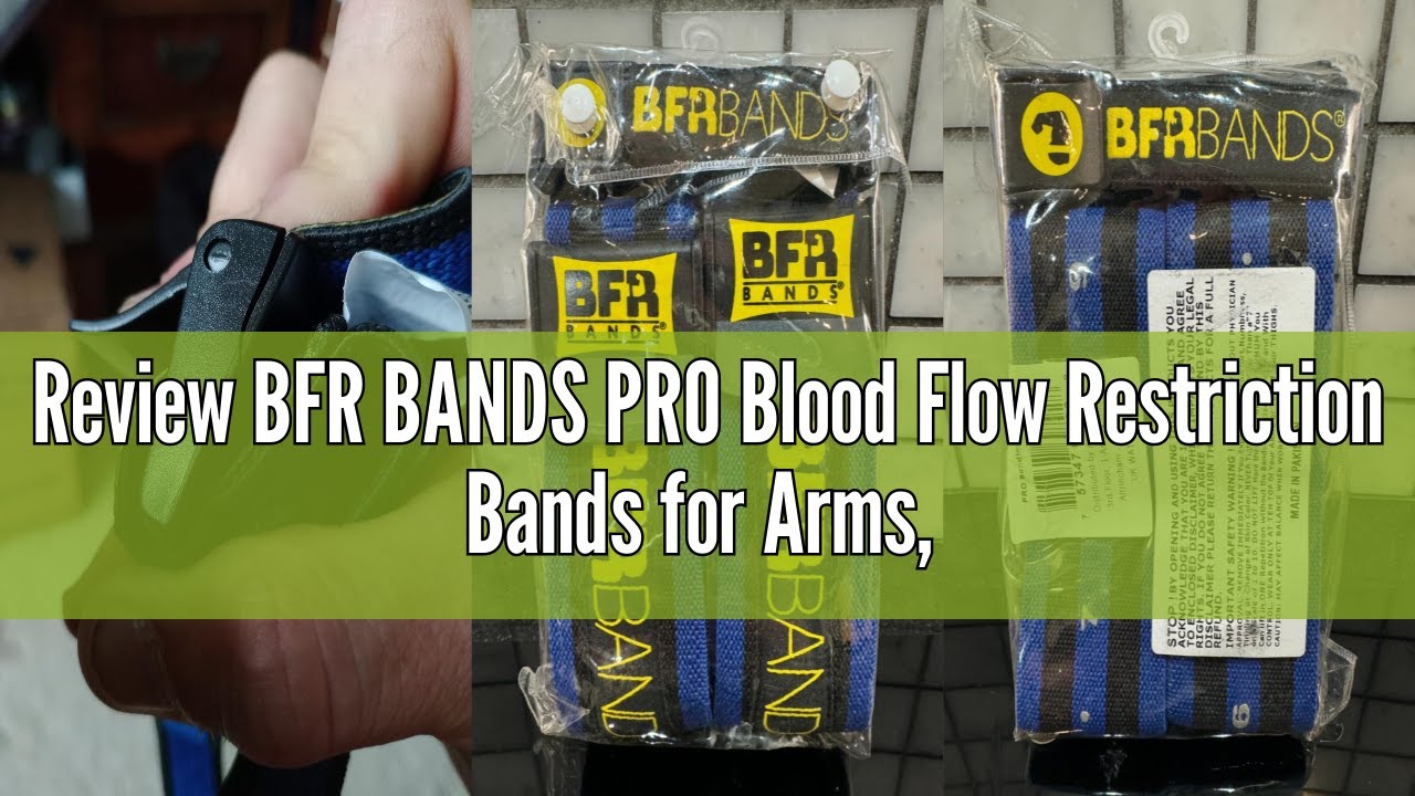 BFR BANDS Pro Lot de 4 bandes de restriction de la