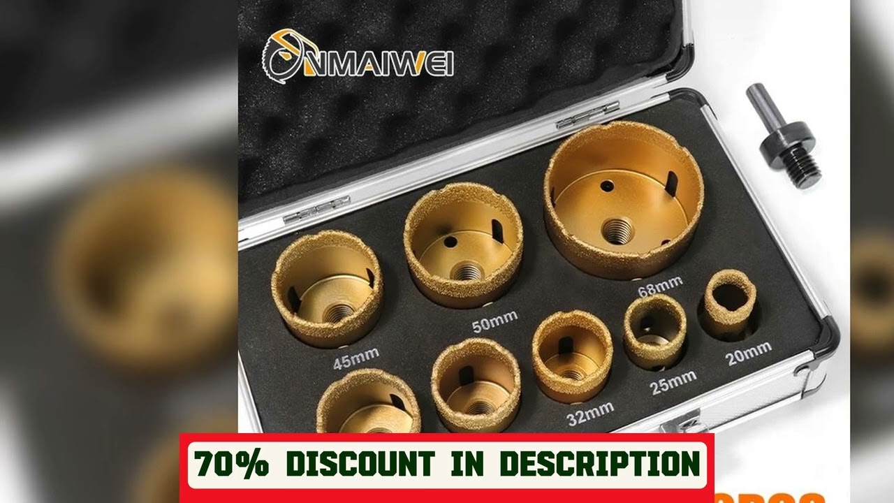 A must-have product! M14 Diamond Core Bit Set For Stone Granite Glass Marble Angle Grinder Bit Por