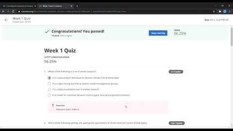 Business Analytics for Decision Making || Week 1 Quiz || Coursera