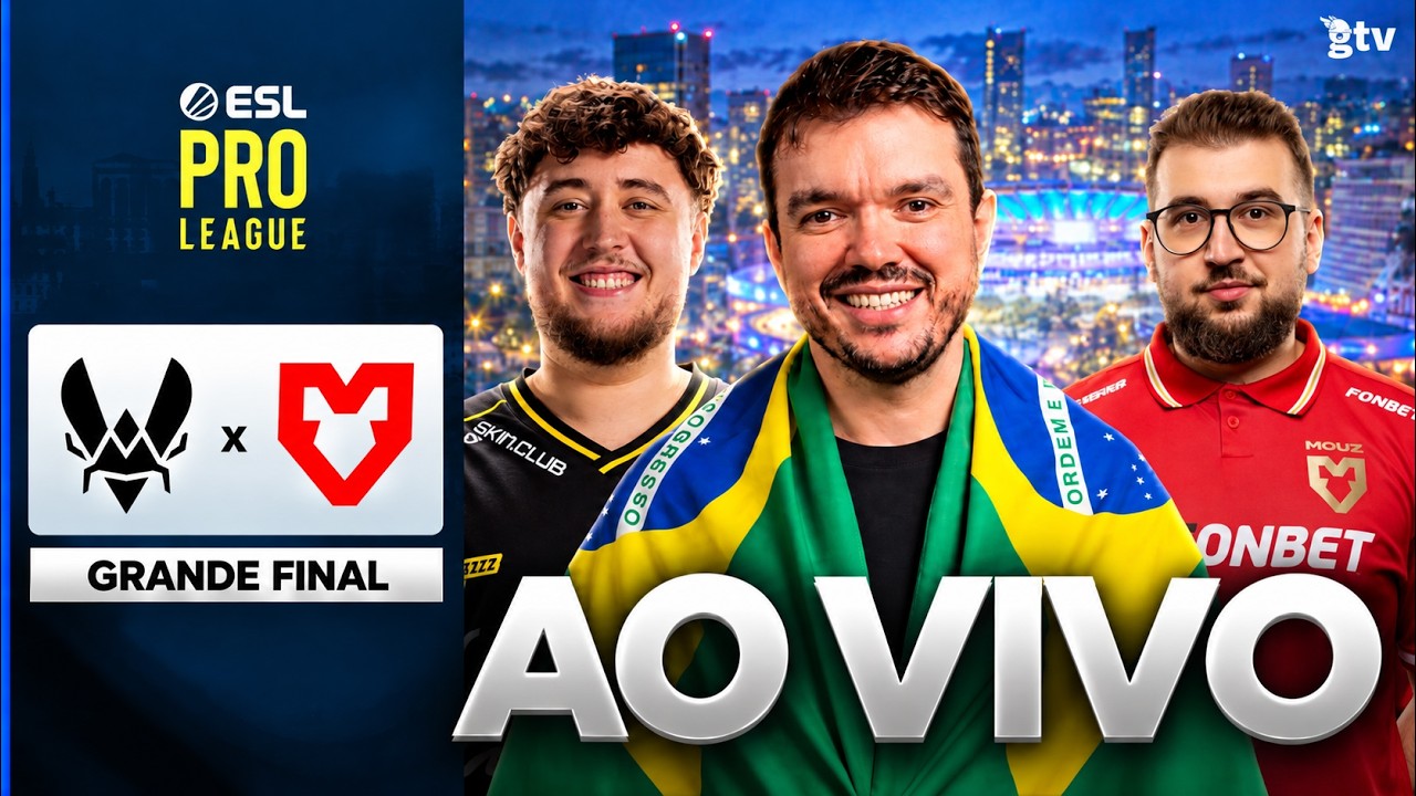 VITALITY x MOUZ | ESL PRO LEAGUE SEASON 24 | GRANDE FINAL - !socio - Siga @Gaules nas redes sociais!