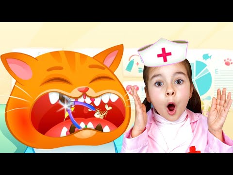 Нова Історія для дітей як Арина потрапила в грі з котиком Bubbu в Лікарню 