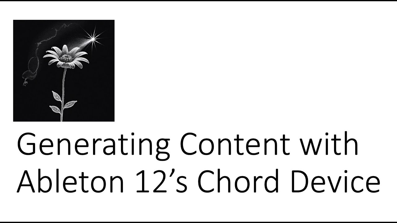 Generating content with Ableton 12's Chord Device - YouTube
