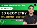 3d geometry class 12  one shot  jee main  advanced  arvind kalia sir