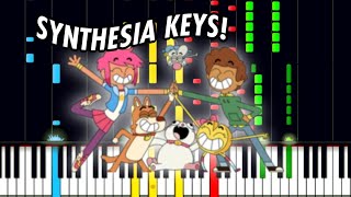 Video thumbnail of "BGDCMC Theme Song on SYNTHESIA KEYS!"