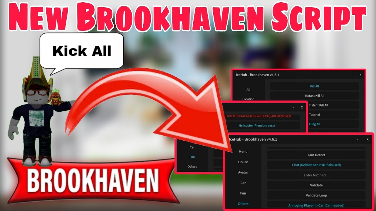 roblox #brookhaven #fluxus #script Brookhaven script 😈😎👍, brookhaven  script
