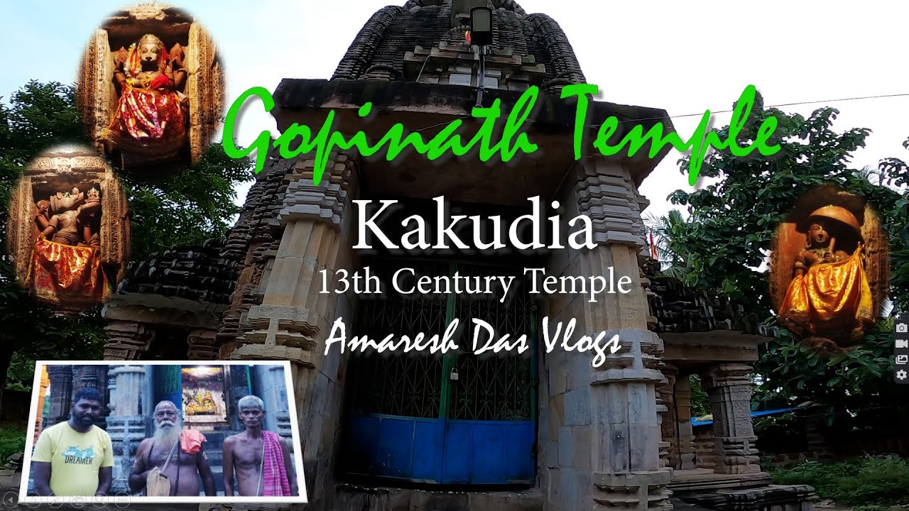 13th Century Ancient  Gopinath Temple , Kakudia , Khurdha ||Kalingan Architecture||Amaresh Das Vlogs