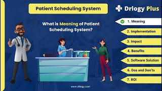 7 Quick Guides to Patient Scheduling System: Drlogy Plus