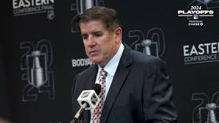 Postgame: Peter Laviolette following the team’s loss to the Florida Panthers / 22.05.2024