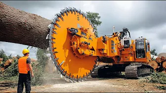 12 Amazing Fastest Big Wood Sawmill Machines Working At Another Level