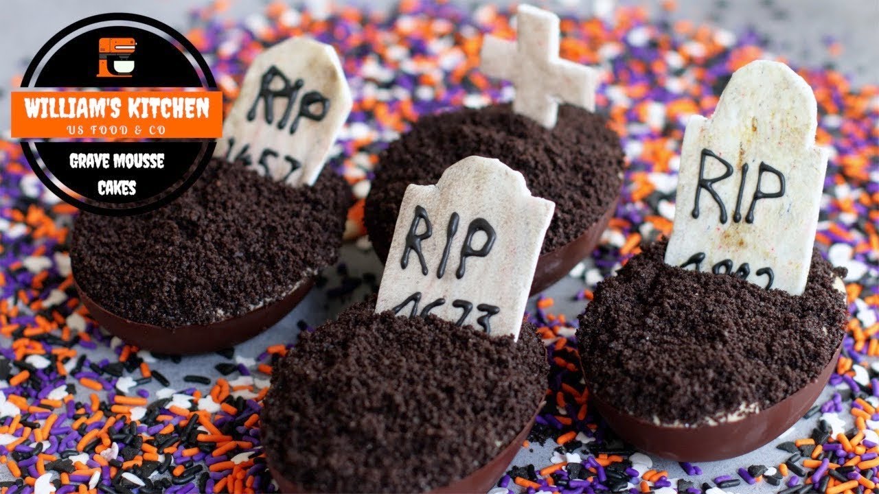 Gateaux Cimetiere Special Halloween Beurre De Cacahuete Chocolat William S Kitchen Youtube