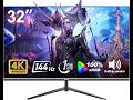 Gawfolk 32” 4K 144Hz Gaming Monitor Review 🔥 1ms IPS Display Best Budget 4K Gaming Screen 2026