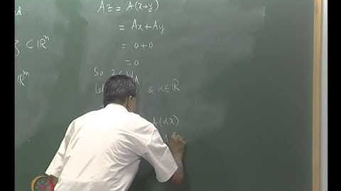 Mod-02 Lec-09 Elementary Properties in Vector Spaces. Subspaces