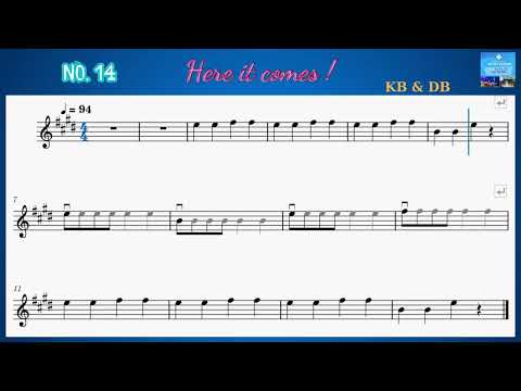 No.14 Here it comes ! Fiddle Time Joggers I Violin Book 1 I Backing track & sheet I Ngô Thanh Phương