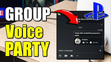 How to Make a VOICE Chat Party with Message GROUP on PS5 Settings (Best Method)