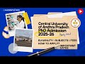 Ongoing PhD Admission 2025-26: Central University of Andhra Pradesh (CUAP) | Last Dates Full Details
