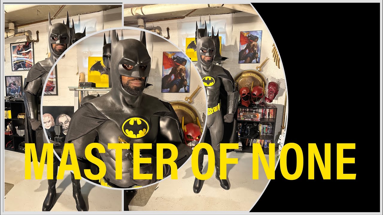 BATMAN BEGINS AGAIN 89 KEATON BATSUIT AND ACCESSORIES SUIT UP