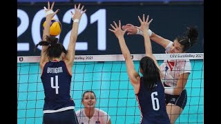 (huitième de finale) Euro Volley F | Croatie - France screenshot 4