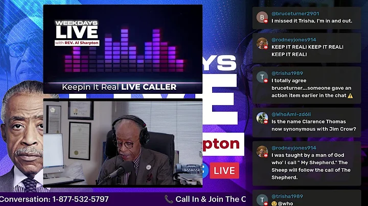 Weekdays Live with Rev. Al Sharpton | Keepin It Real Radio Show