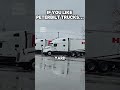 Is this Peterbilt heaven? This company must really like Peterbilt trucks! #trucking #semitruck