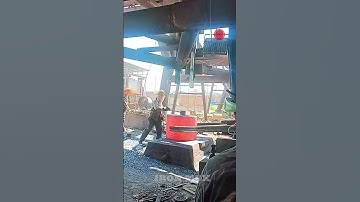 Creating Flanges Using Iron Billet #iron #flange