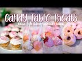 Baby girl babyshower candy table treats  diy treats for a dessert candy bar 2020