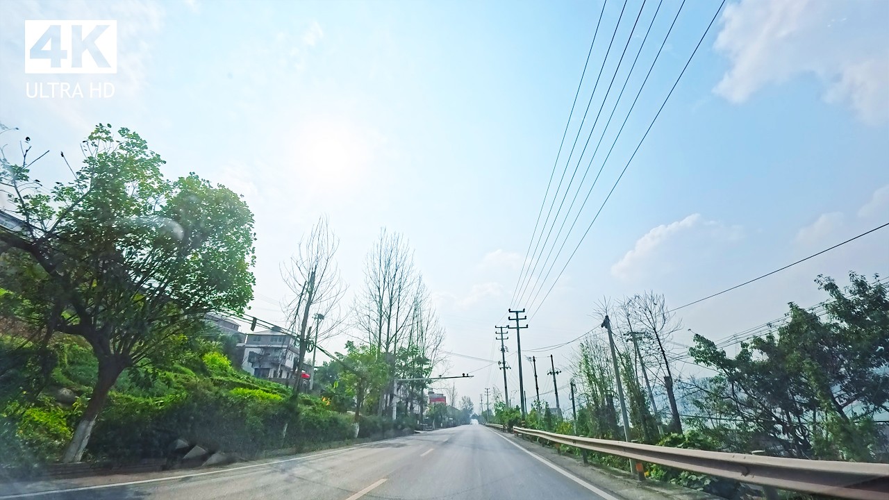 重慶涪陵長江邊秘境，從清溪鎮到銘麒船廠的江畔工業之路 | 第一視角沉浸式自駕4K