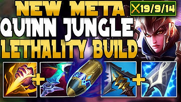 This Lethality Quinn JG Build Turns Quinn To A Ganking BEAST! (19 KILL BLOODBATH) -League of Legends