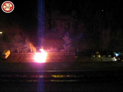 Stut Spring Explosion gas strut explosion - YouTube