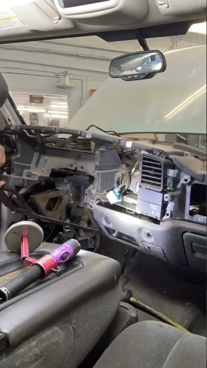 Dash removal time lapse - see full video in comments