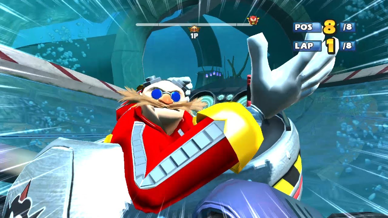 EGGMAN Ocean Ruin 8 Laps Expert (Request) Sonic & Sega All-Stars (2022)
