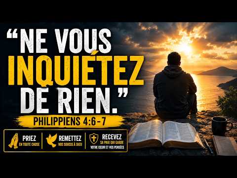 PHILIPPIENS 4:6-7 – « NE VOUS INQUIÉTEZ DE RIEN. »