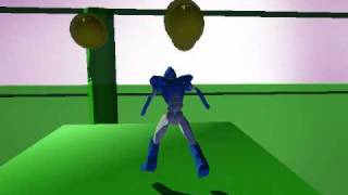 Runsetter 3D live running game demo- Created in Anim8or and Cre8or