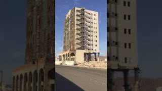 ازاله فندق النويهي  لصالح مشروع توسعه المسجد النبوي الشريف