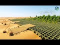 Cómo CHINA TRANSFORMA el desierto en un OASIS de Tierra Fértil : No Creerás Que Sea Real
