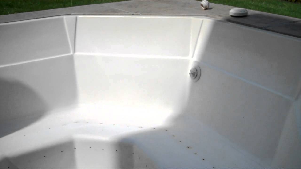 Draining the hot tub for the summer YouTube