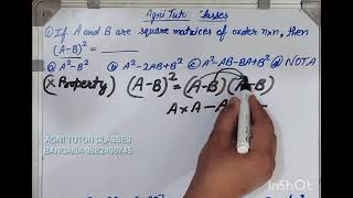 Maths important questions #hptet #hprca #hprcahamirpur #12thclass  important Matrices 12th class