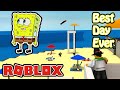 I Put "Its The Best Day Ever" From Spongebob over Natural Disaster Survival (Roblox)