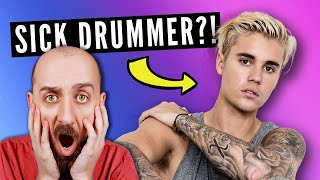 Drummer REACTS to JUSTIN BIEBER DRUMMING! (Spoiler...it's great!)