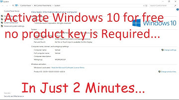How To Activate Windows 10 Permanently Without Product Key By V Tech