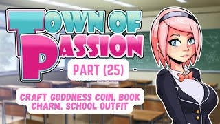 Town Of Passion Game Walkthrough (25)  (Craft Godness Coin, Book Charm, School Outfit)